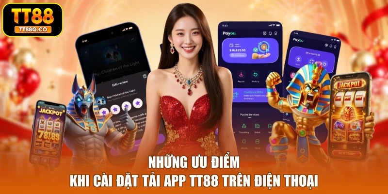 Những ưu điểm khi cài đặt tải app TT88 trên điện thoại