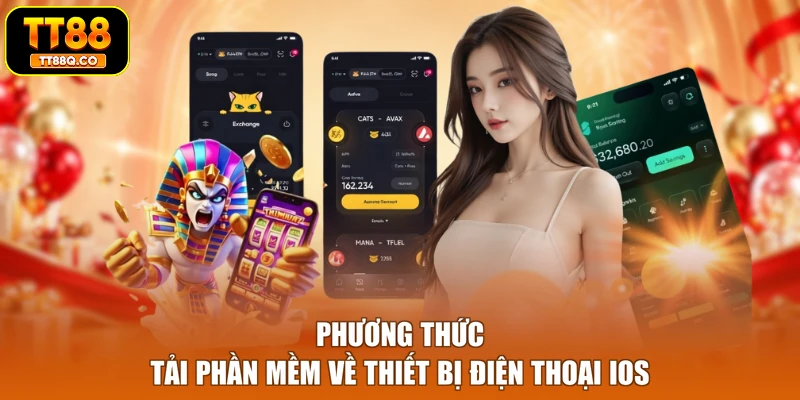 Phương thức tải phần mềm về thiết bị điện thoại iOS
