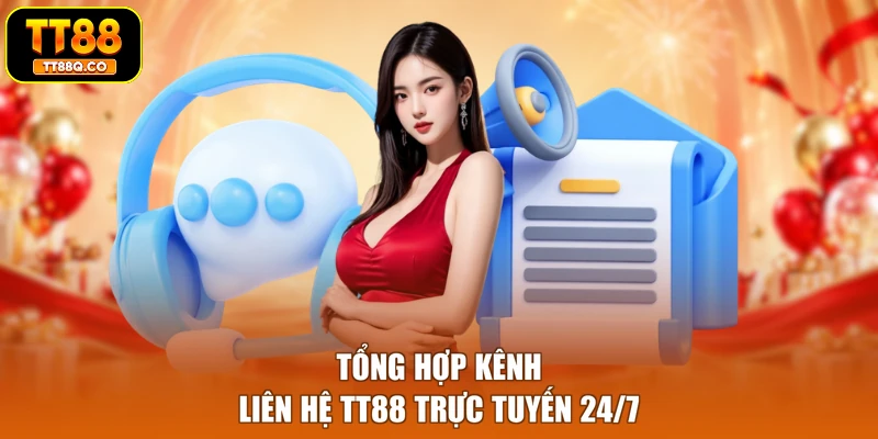 Tổng hợp kênh liên hệ TT88 trực tuyến 24/7
