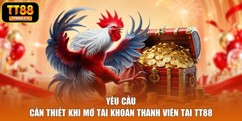 Yêu cầu cần thiết khi mở tài khoản thành viên tại TT88